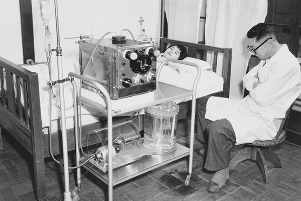 1956年当時の人工透析の様子
